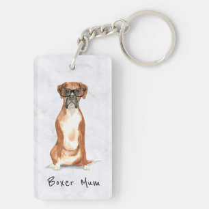 Bague à clé acrylique personnalisée pour chien de 