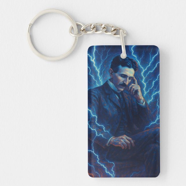 Bague à touches "Nikola Tesla - Génie de poche" (Devant)