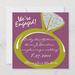 Bague de fiançailles / Save the Date