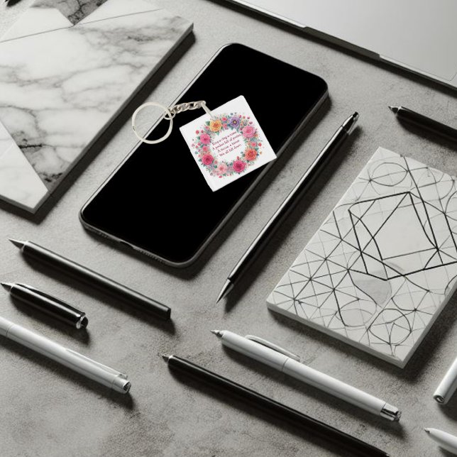 "Bague d'un anneau de Roses" beau (Beautiful keychain English Nursery Rhyme.)