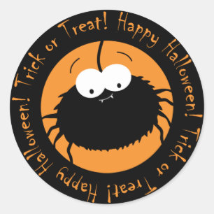 Baguette Cartoon Spider ou Stickers Treat