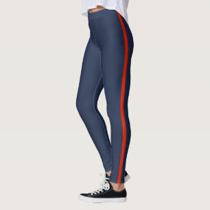 Baguette rouge Marine Leggings bleus - Choisir les