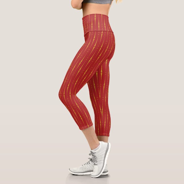 Baguettes magiques Haut Taille Capri Leggings (Gauche)