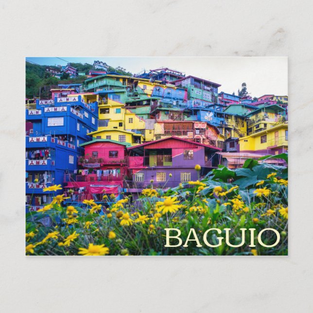 Baguio, Philippinen Postkarte (Vorderseite)