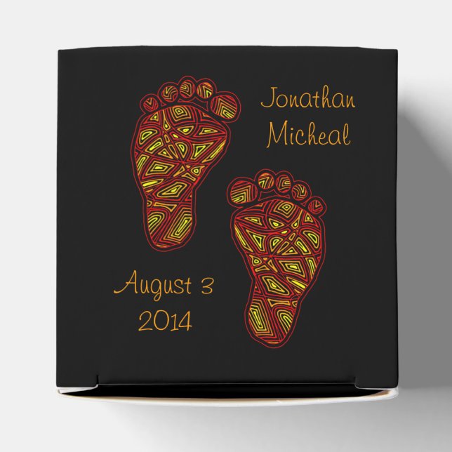 Bagy Footprints Geschenkschachtel (Oben)