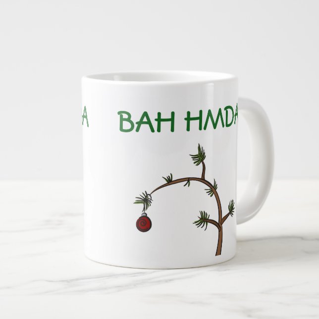 BAH HMDA-Baum-Tasse Jumbo-Tasse (Vorderseite Rechts)