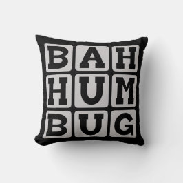 Bah Humbug, Antiweihnachtsstiftung Kissen