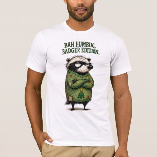 Bah Humbug Dachs Edition Lustiger Honigdachs T-Shirt