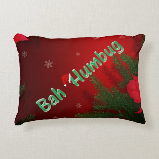 Bah Humbug Dekokissen (Vorderseite)