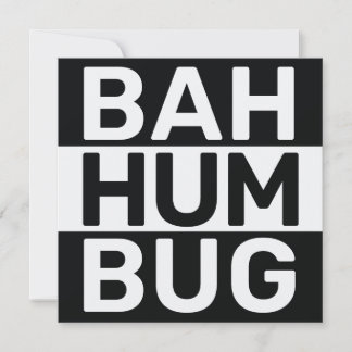 Bah Humbug Feiertagskarte