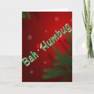 Bah Humbug Feiertagskarte