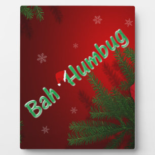 Bah Humbug Fotoplatte