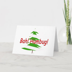 Bah! Humbug! Gruß-Karte Feiertagskarte