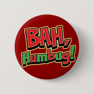 Bah Humbug-Knopf Button
