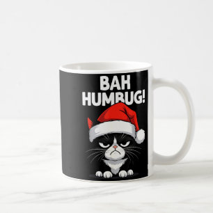 Bah Humbug Lustige Böse Katze Weihnachtshasser Kat Kaffeetasse