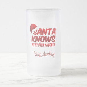 BAH HUMBUG Naughty Tasse