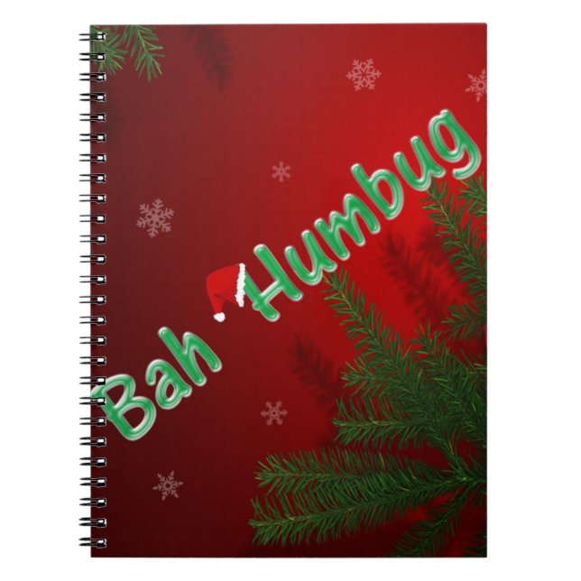 Bah Humbug Notizblock (Vorderseite)