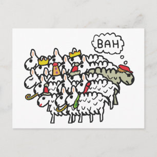 Bah Humbug Postkarte