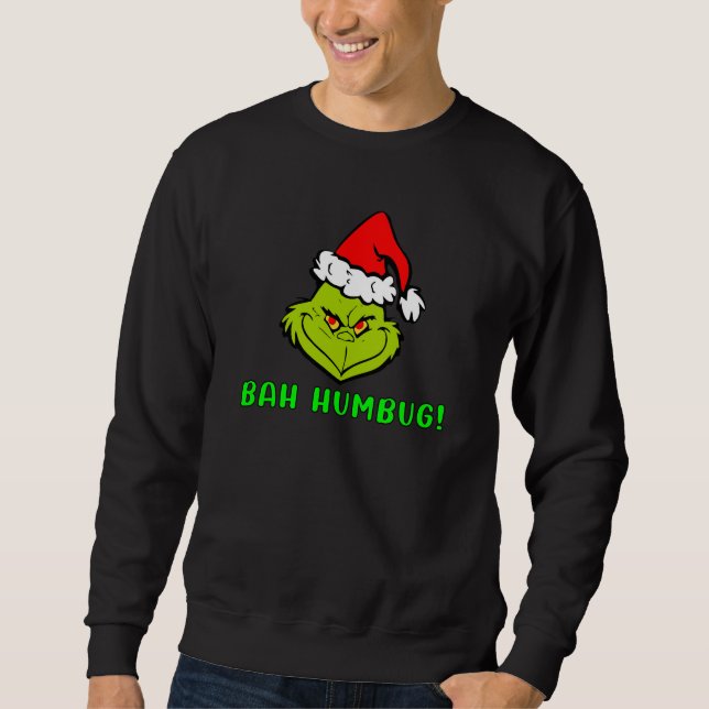 Bah Humbug Scrooge Essential Christmas Cartoon Sweatshirt (Vorderseite)