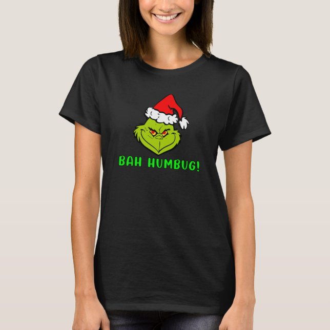 Bah Humbug Scrooge Essential Christmas Cartoon T-Shirt (Vorderseite)