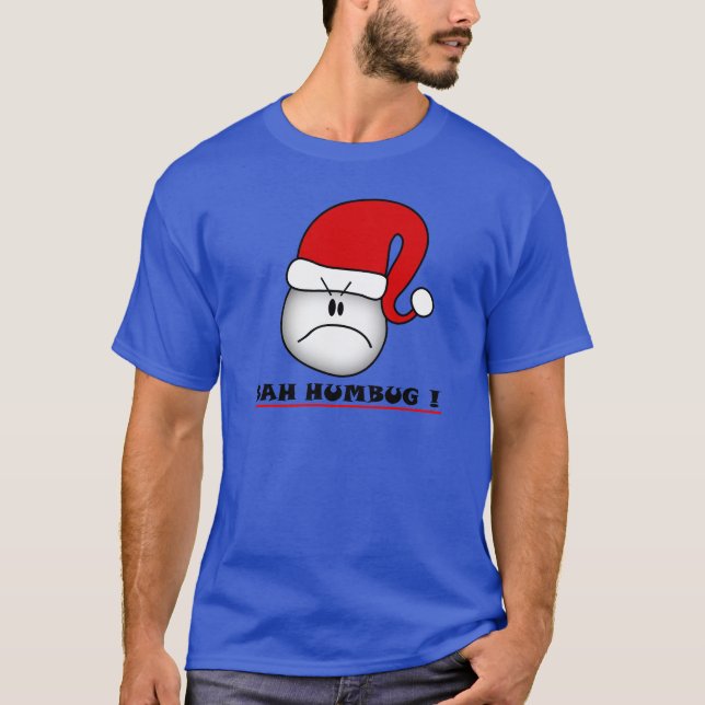 Bah Humbug Scrooge Essential Christmas Cartoon T-Shirt (Vorderseite)
