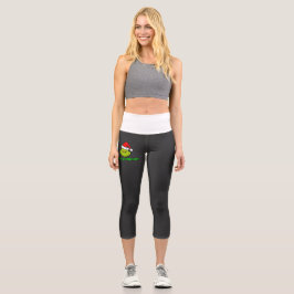 Bah Humbug Scrooge Wesentliche Weihnachts-Cartoon Capri Leggings