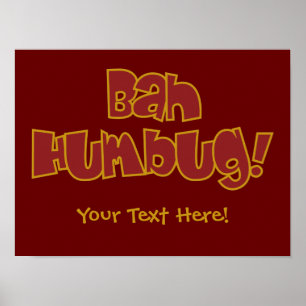 BAH HUMBUG! Sonderposter Poster