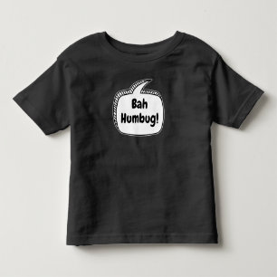 Bah Humbug! Sprechblase Kleinkind T-shirt