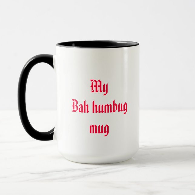 Bah Humbug-Tasse Tasse (Links)