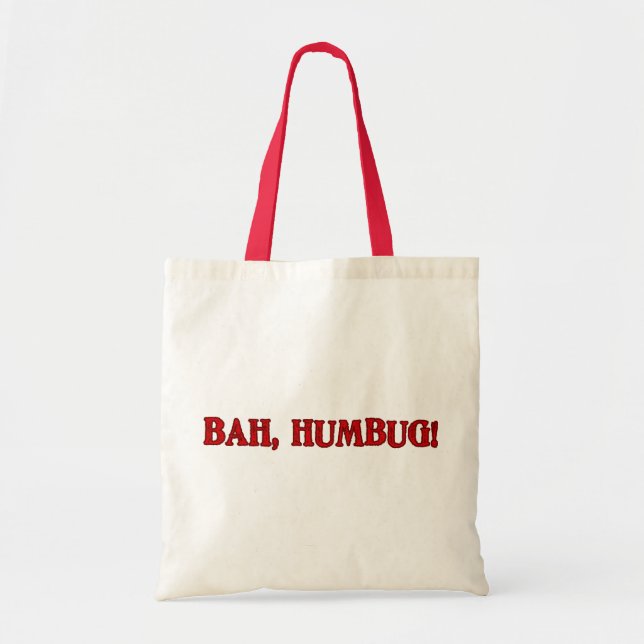 Bah Humbug Tragetasche (Vorne)