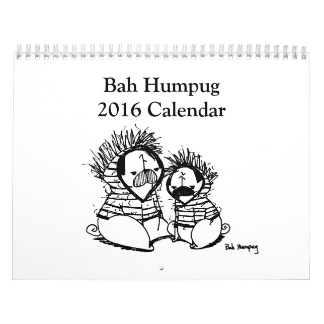 Bah Humpug 2016 Kalender (Titelbild)