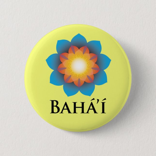Bahá'í Button (Vorderseite)