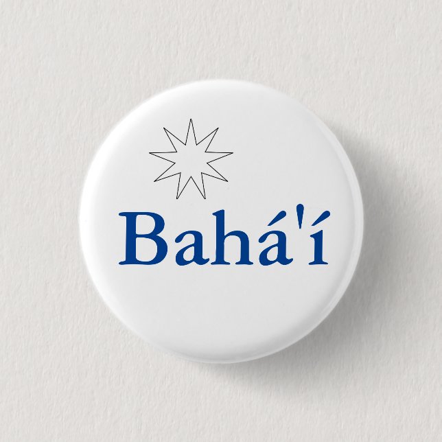 Bahá'í_Button Button (Vorderseite)