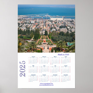 Bahá'í-Gärten, Haifa 2013, Israel  Poster