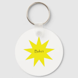 Baha'i star schlüsselanhänger