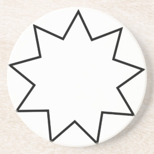 Bahai Symbol Getränkeuntersetzer