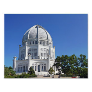 Baha'i Tempel Fotodruck