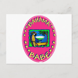 Bahama Babe Postkarte