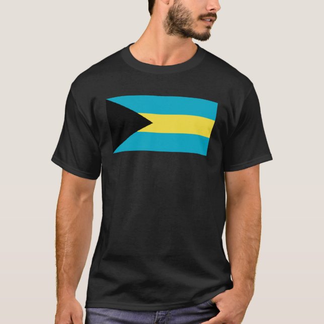 Bahama Islands Flag  1 T-Shirt (Vorderseite)