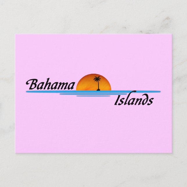 Bahama Islands Postkarte (Vorderseite)