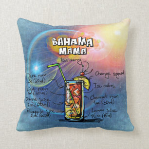 Bahama Mama Cocktail (#8 von 12 Sets mit Rezept f Kissen