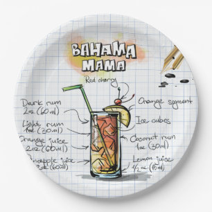 Bahama Mama Pappteller