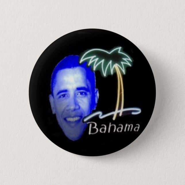 Bahama Obama Button (Vorderseite)
