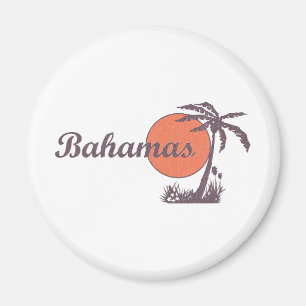 Bahama Worn Retro Magnet