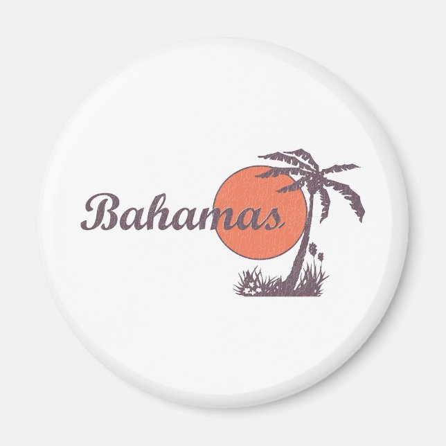 Bahama Worn Retro Magnet (Vorne)