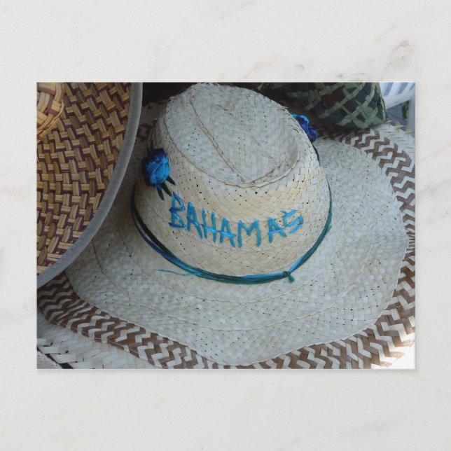 Bahamahut Postkarte (Vorderseite)