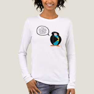 Bahamaische Flagge Wildlife Pinguin Personalisiert Tri-Blend Shirt