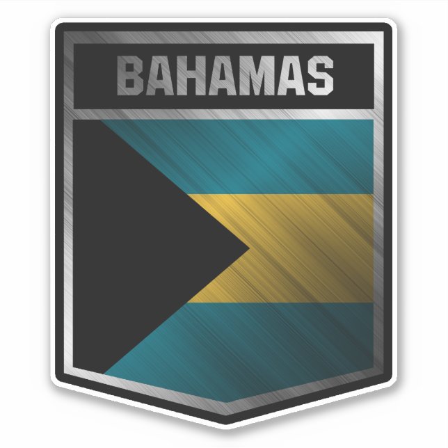 Bahamas Aufkleber (Vorderseite)