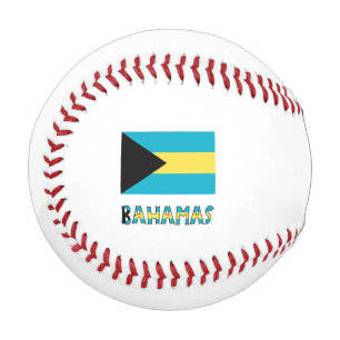 Bahamas bahamaische Flagge Blau Personalisierung Baseball