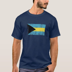 Bahamas Bahamian Flag Geschenk Fußball-Fansportler T-Shirt